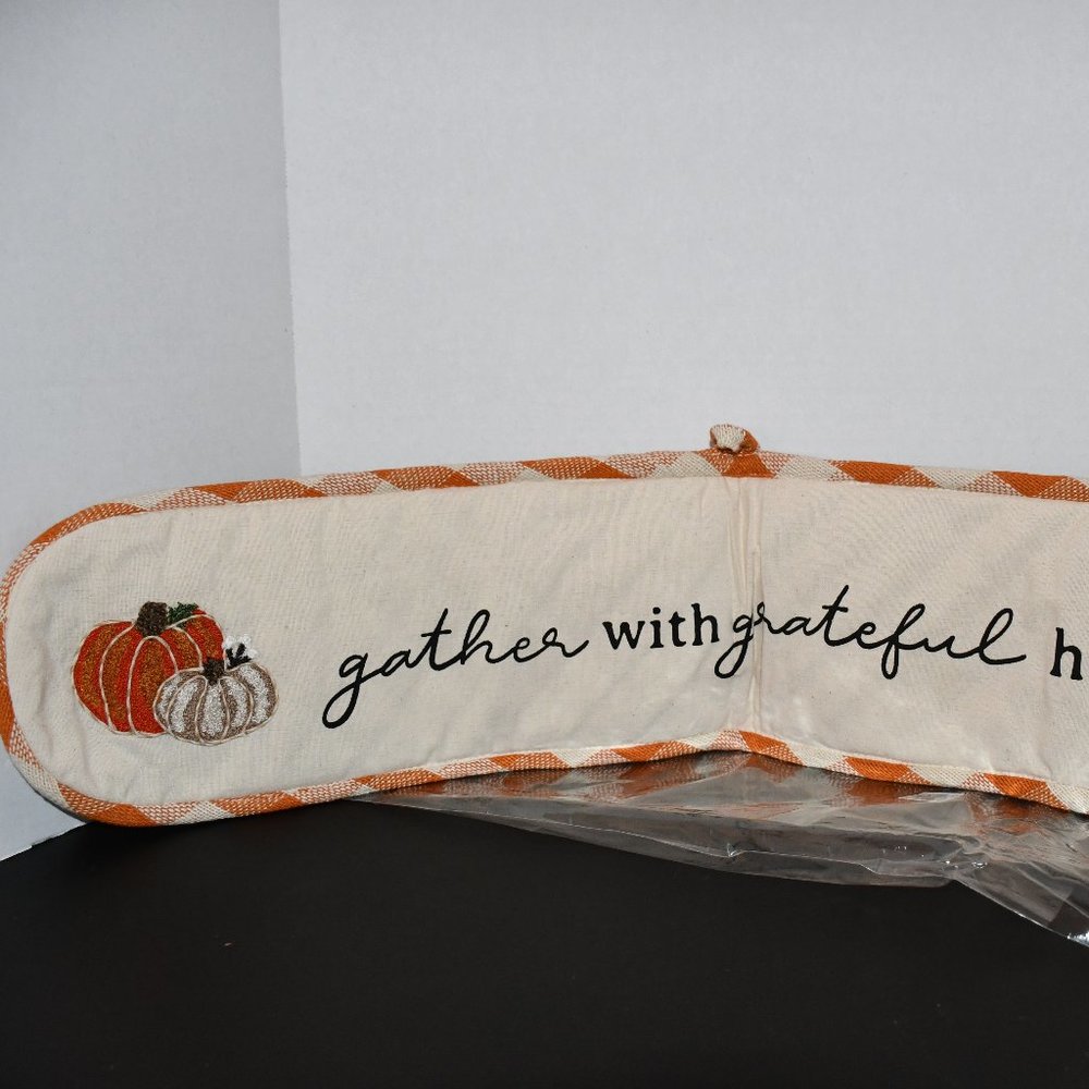 Mud Pie Festive Fall Collection Double Oven Mitt NWT